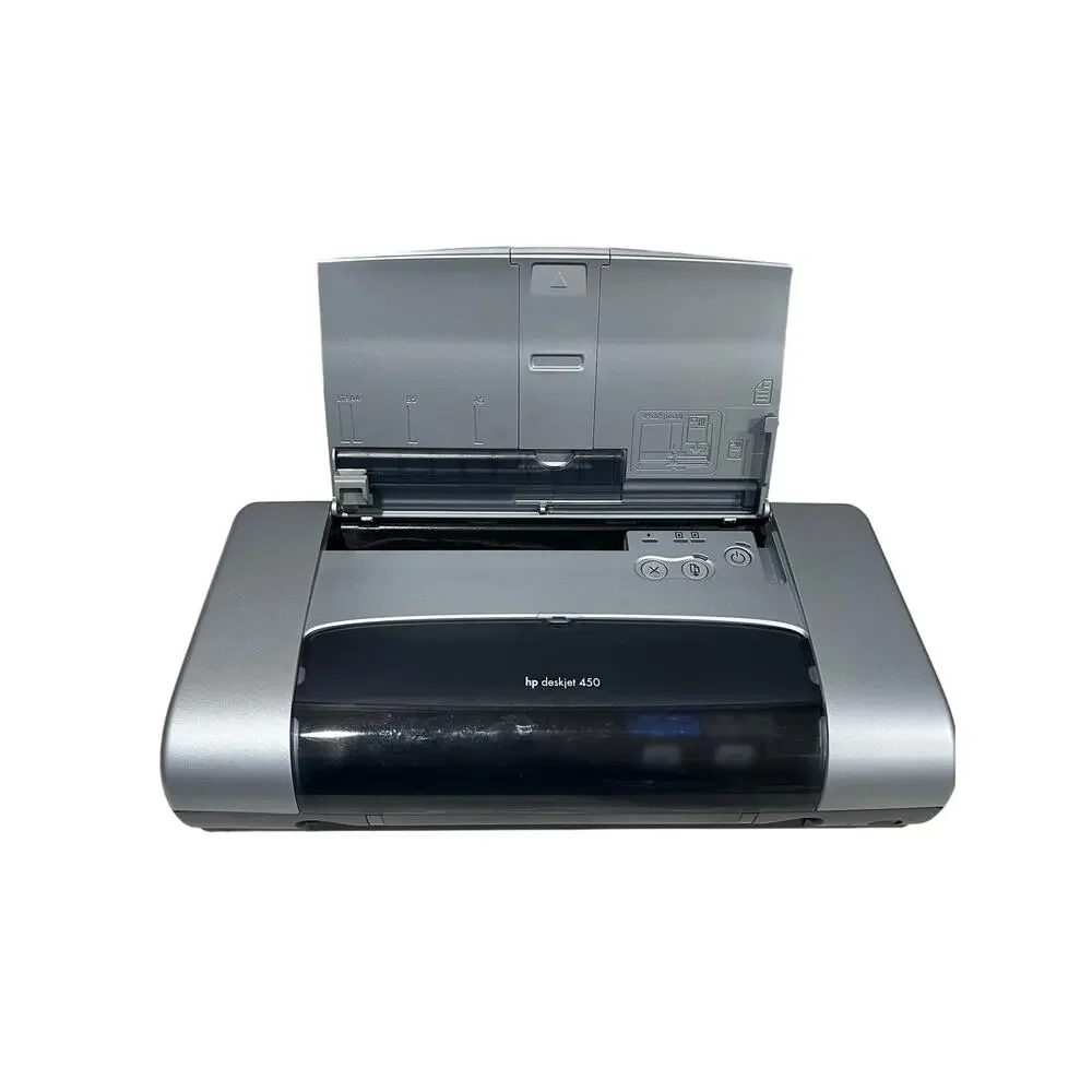 HP DeskJet 450 Portable Printer Bluetooth Mobile w/ Case Car Adapter